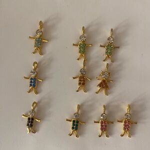 USA-KIS CHILD BIRTHSTONE CHARMS
